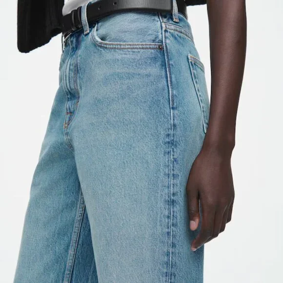 COS Column Jeans Light Blue Wash LIKE NEW! - Picture 4 of 16